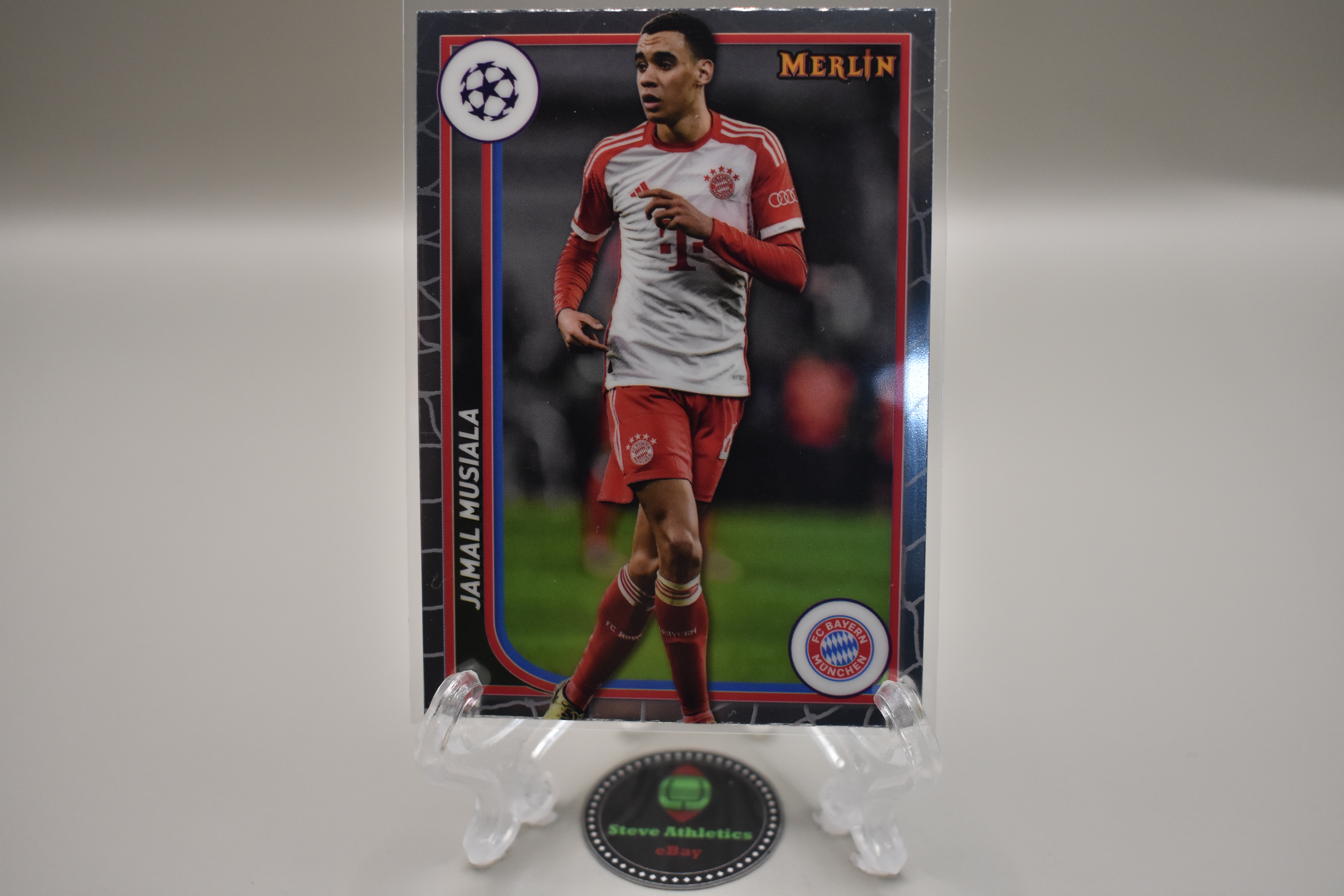 Jamal Musiala FC Bayern Munhen Munich 2024 Topps Merlin UEFA